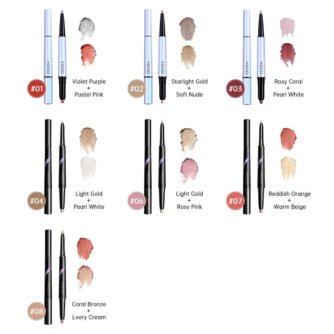 Dual Cream Highlighter Eyeshadow Stick - Image 3