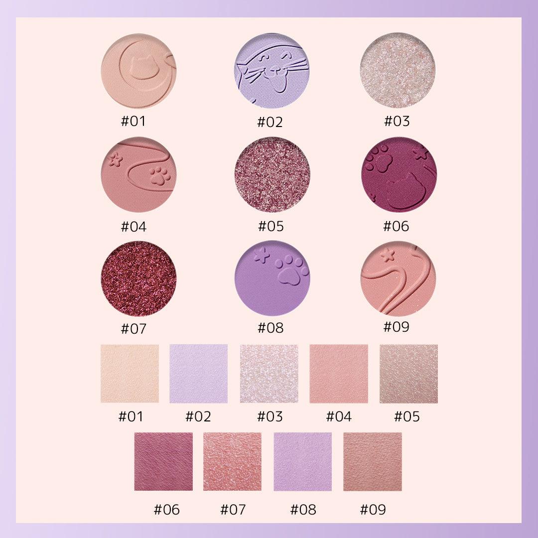 Nine-Color Stunning Crystal Eyeshadow Palette - Image 8